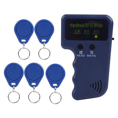 portable handheld 125khz rfid id card writer copier duplicator|125Khz RFID Reader Writer, EM4100 Portable Handheld RFID ID .